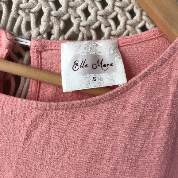 Ella Mara sz S cotton blend two tone dress - Picture 4 of 7